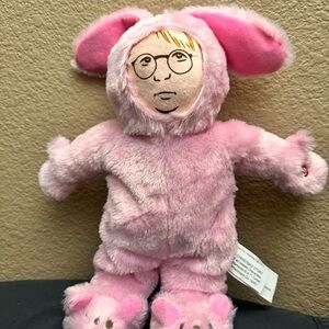 A Christmas Story Ralphie Pink Bunny Animated Musical Side Stepper Gemmy